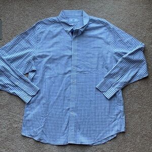 Southern Tide checkered button down shirt